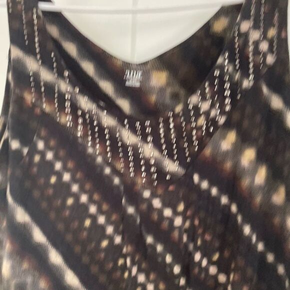 a.n.a Multicolor Patterned Dress Size XL - Picture 3 of 7